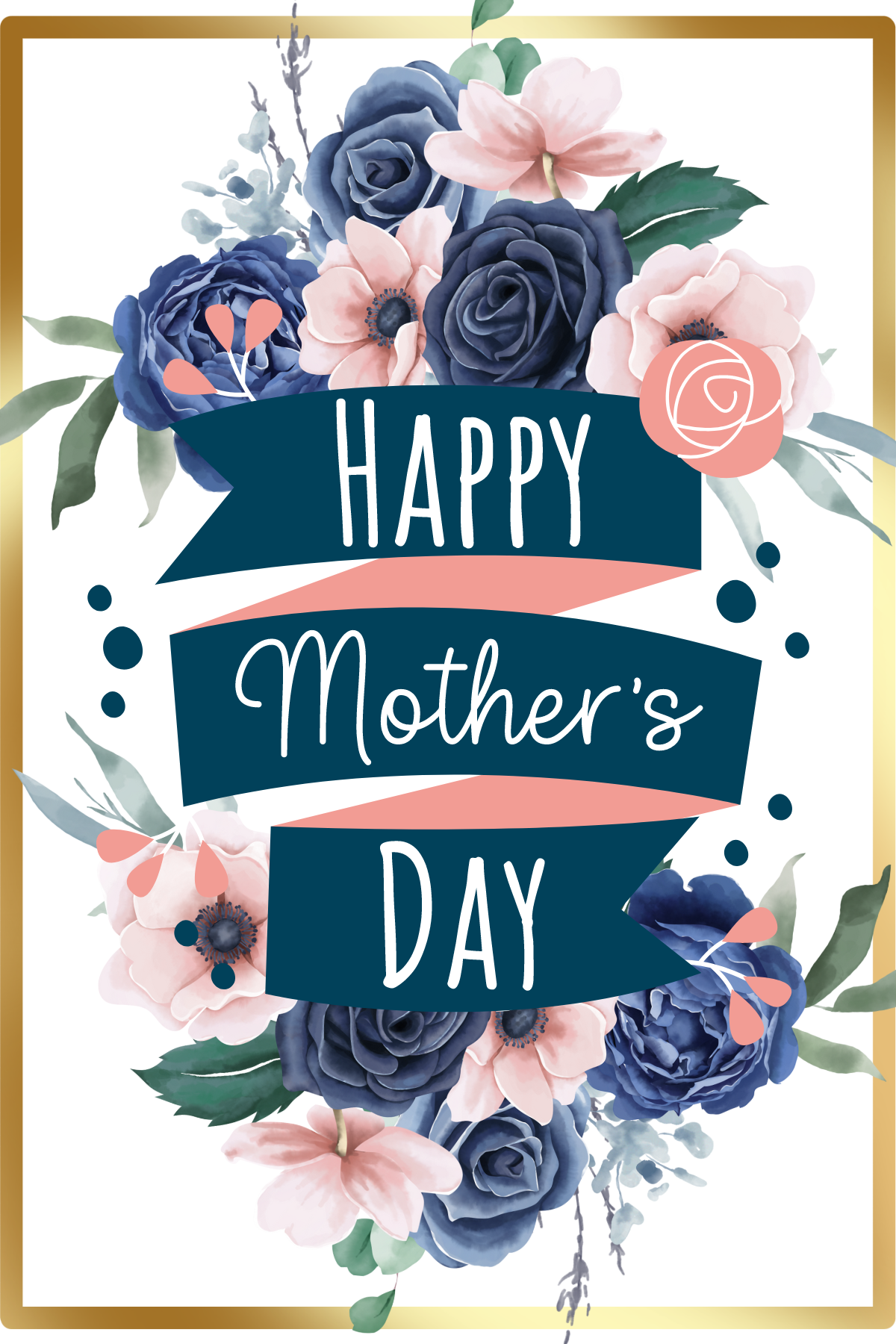 Happy Mother's Day Card - Digital Print