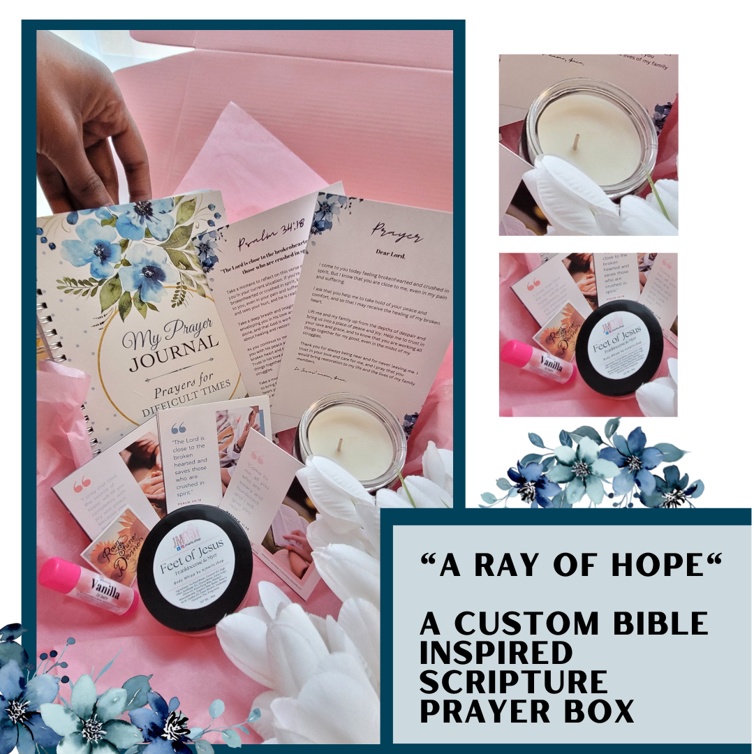 "A Ray of Hope" Custom Scripture Prayer Box