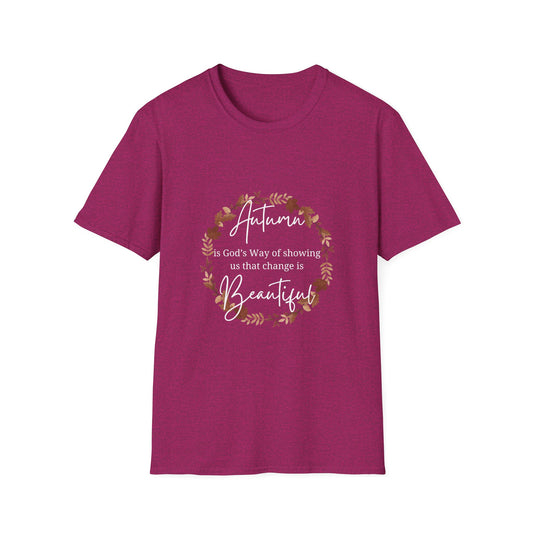 Autumn is God's Way of showing us change is beautiful tshirt