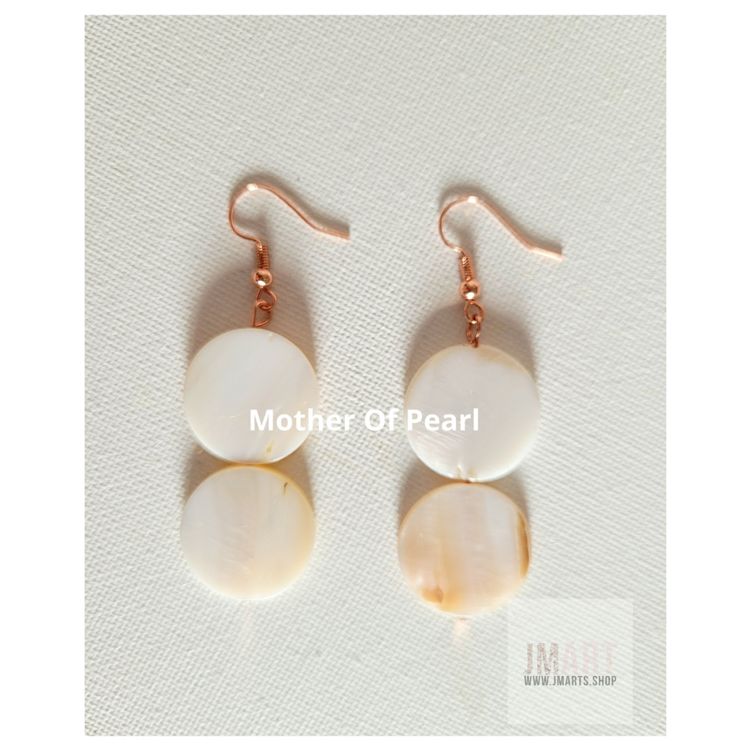 "Mother of Pearl" classy earrings