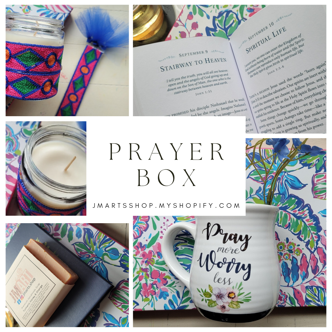 "Pray More, Worry Less" Prayer Box gift