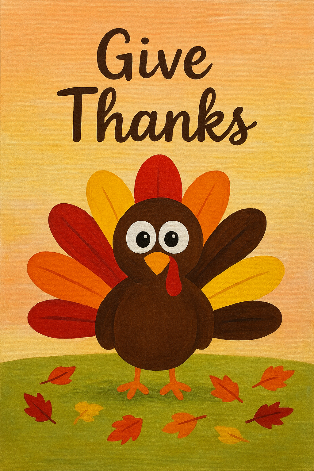 ‘Thankful Turkey’ Paint Kit for Two