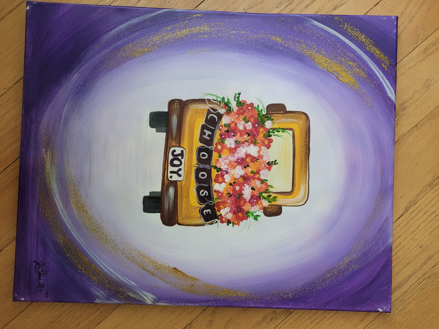 "Choose Joy" 16x20 painting