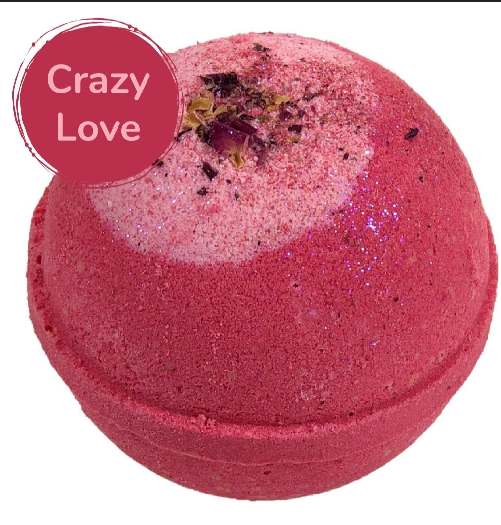 "Crazy Love" Natural Bath Bomb