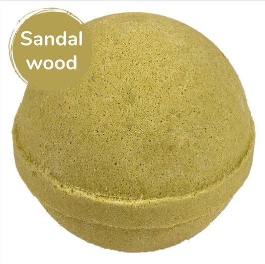 🌿 Rest & Renew — Sandalwood Faith Bath Bomb